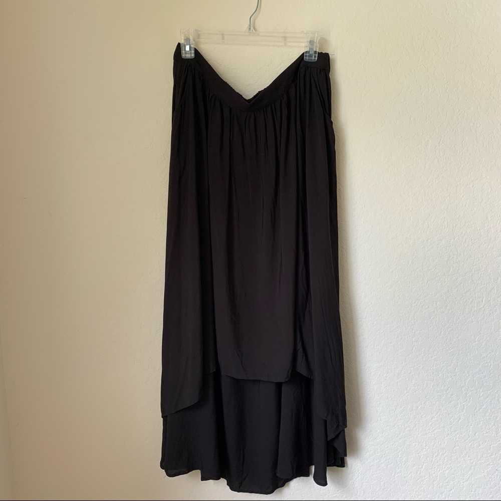 ModCloth Fervour black Lead in Lengths Midi Skirt